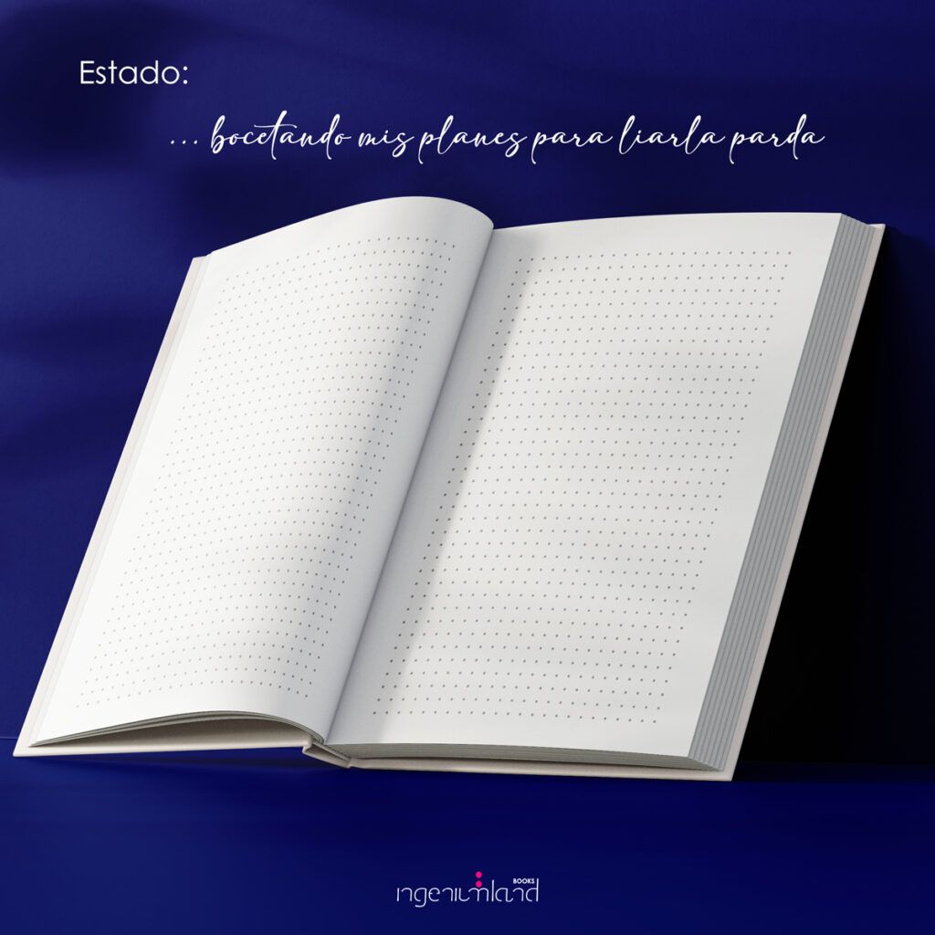 Libreta de tapa dura - Mis planes para liarla parda - ingeniumland books