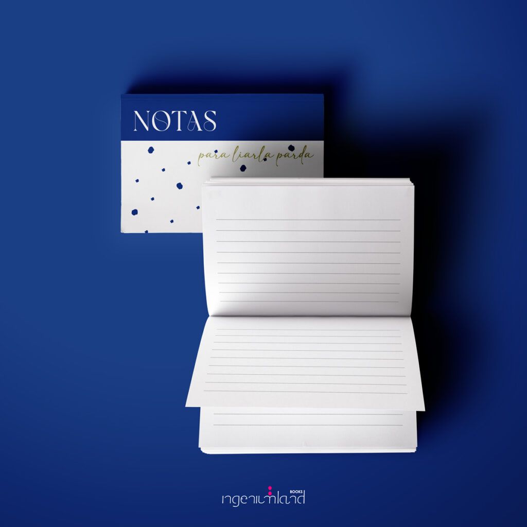 Libreta de lineas de tapa blanda - Mis notas para liarla parda - ingeniumland books