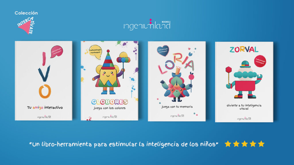 Libros interactivos para niños - Método Montessori - Ingeniumland Books