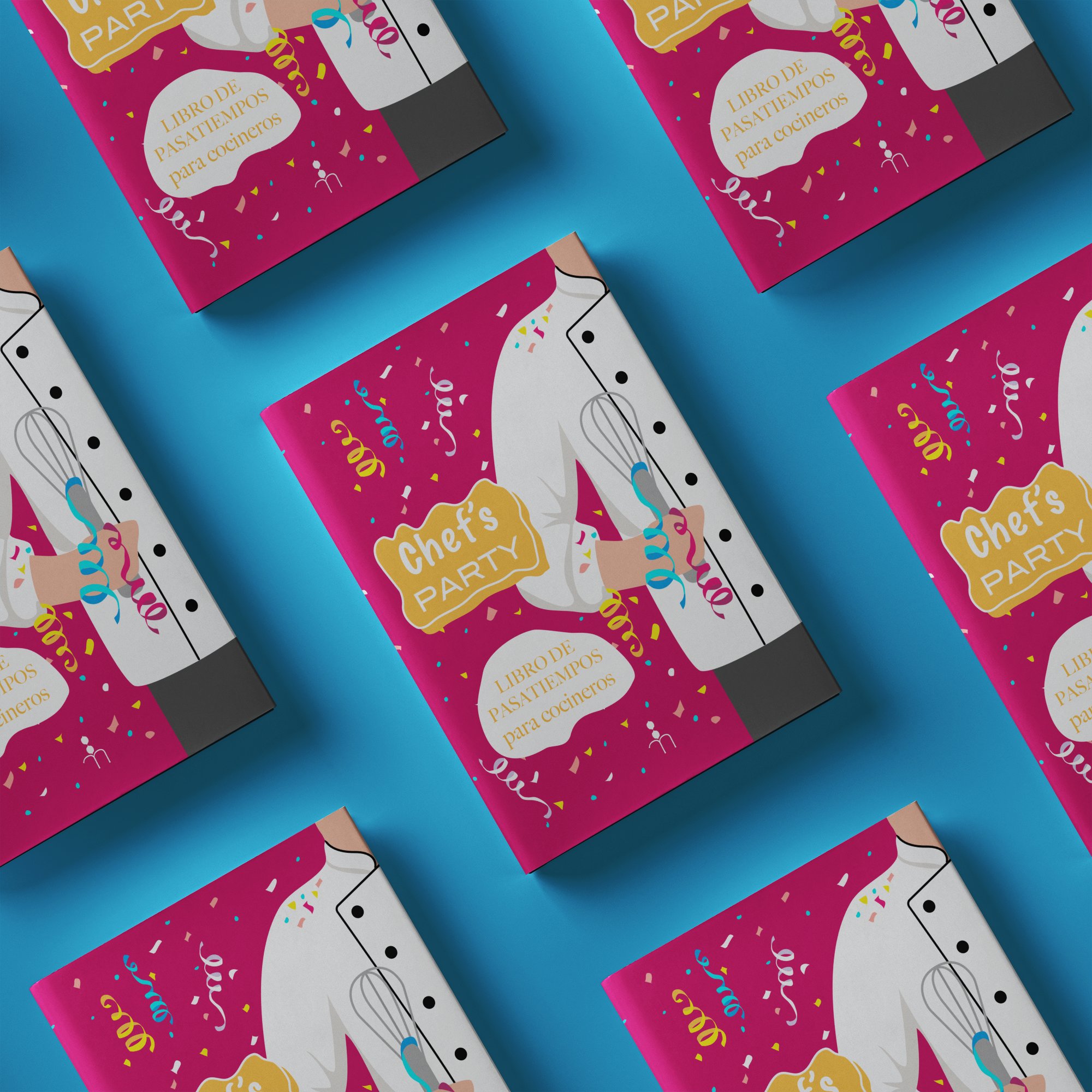 Chef´s party ♥ Libro de pasatiempos para cocineros