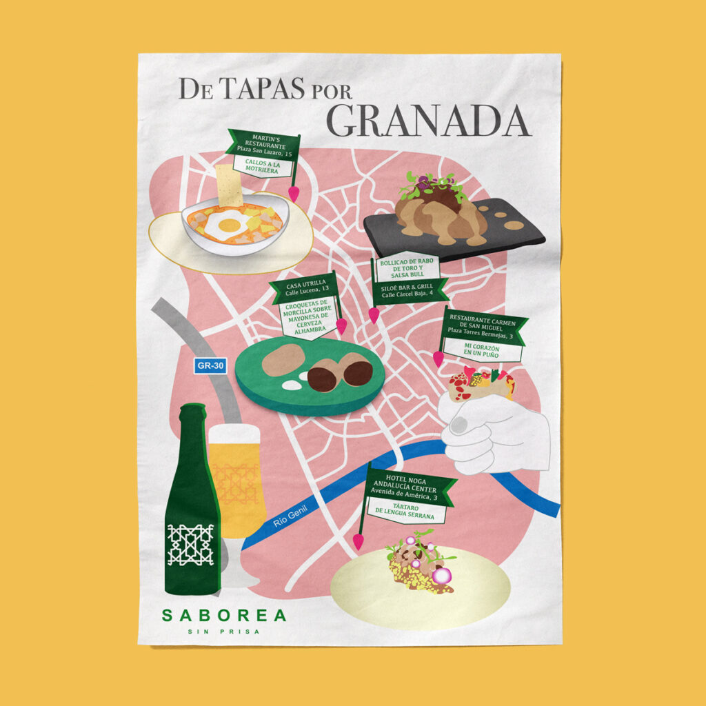 Tapas Granada - Turismo gastronomico - Ingeniumland Maps